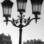 The Letter w_1 - PARIS - Black & White