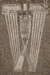 The Letter w_4 - PARIS - Sepia Tone