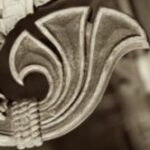 The Letter w_5 - PARIS - Sepia Tone