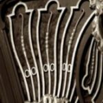 The Letter w_9 - London - Sepia Tone