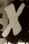 The Letter x_14 - London - Sepia Tone