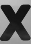 The Letter x_3 - NYC - Black & White