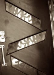 The Letter z_1 - Toronto - Sepia Tone